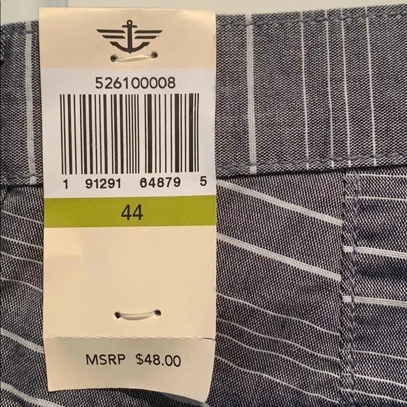 Dockers Shorts 44 Waist Slim Fit Grey NWT - Picture 5 of 8